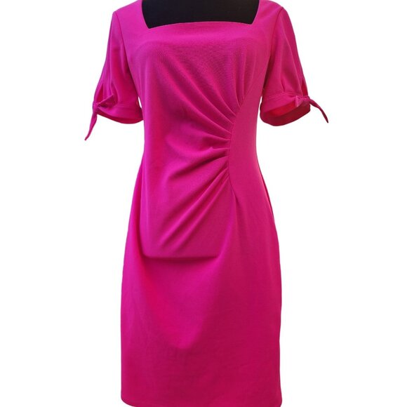 Luxury Designer Runway Cocktail Party Evening Elegant Glamour Bodycon Bow Dress - Picture 16 of 16